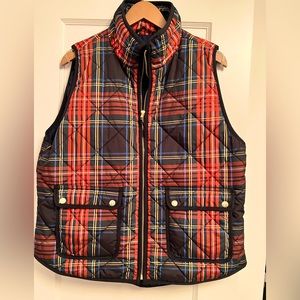 JCrew Women’s quilted Vest - Large